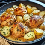 Creamy Garlic Chicken Potatoes 4 Servings Easy Delicious
