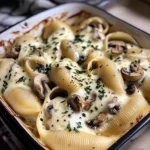 Creamy Garlic Mushroom Stuffed Shells 5 Steps Supreme Delicious