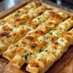 Crispy Sourdough Cheesy Breadsticks 12 Minutes Easy Delicious