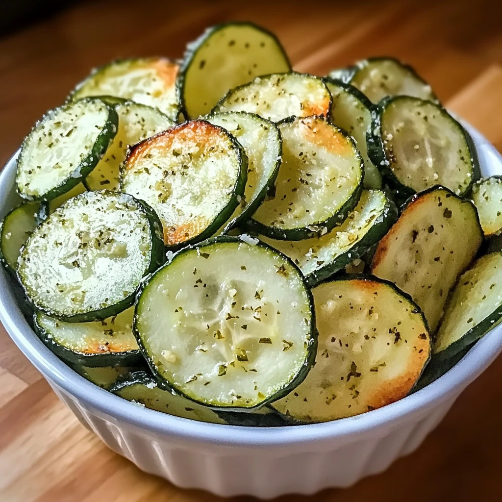 Crunchy Ranch Cucumber Chips 4 Steps Easy Delicious