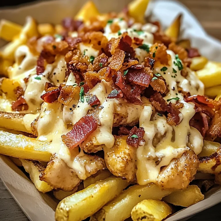 Dirty Chicken and Bacon Loaded Fries: 5 Steps to Amazing