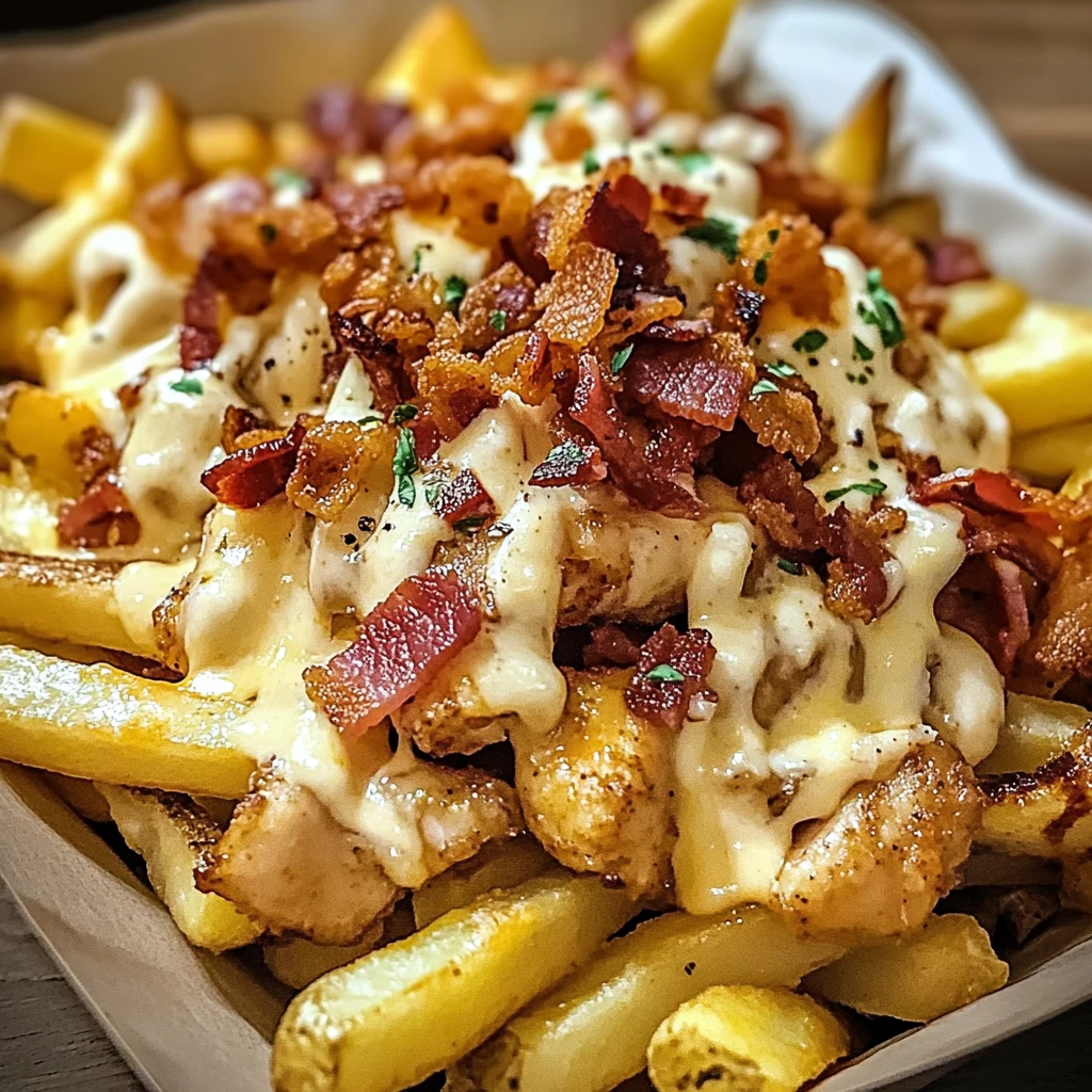 Dirty Chicken and Bacon Loaded Fries: 5 Steps to Amazing