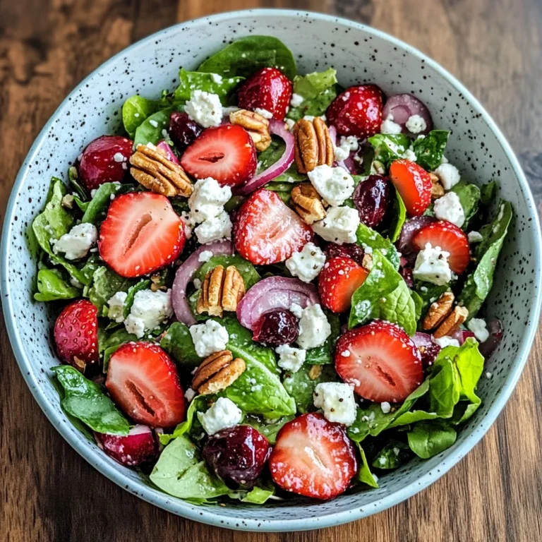 Easy Strawberry Spring Mix Salad 6 Ingredients Ultimate Delicious