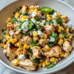 High Protein Chicken Street Corn Salad 4 Servings Awesome Delicious