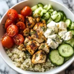 High-Protein Mediterranean Lemon-Dill Chicken Bowls - 30 Minutes Amazing