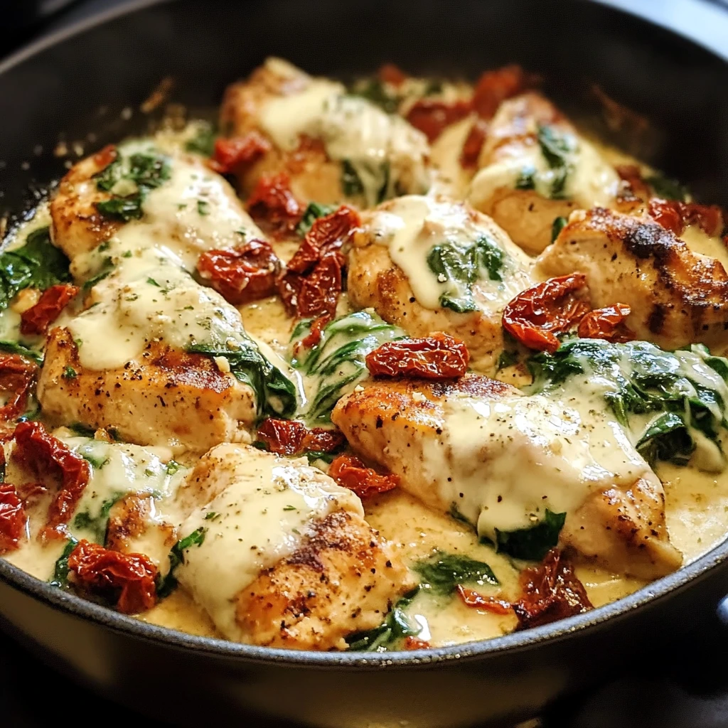 Low Carb Tuscan Chicken 4 Ingredients Easy Delicious