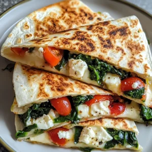 Mediterranean Quesadilla 3 Steps Easy Delicious