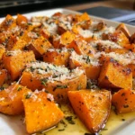 Roasted Sweet Potatoes with Garlic and Parmesan - 30 Minutes Easy Delicious
