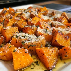 Roasted Sweet Potatoes with Garlic and Parmesan - 30 Minutes Easy Delicious