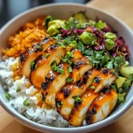Spicy Maple Chicken Coconut Rice: 4 Servings, Easy, Delicious