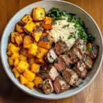 Steak Butternut Squash Bowls 4 Servings Easy Delicious