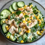 Street Corn Creamy Cucumber Chicken Salad 4 Servings Awesome Delicious
