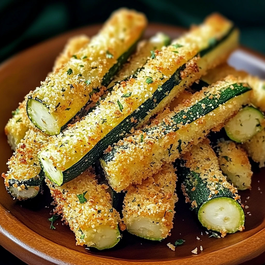 Zesty Baked Zucchini Sticks 18 Minutes Easy Delicious