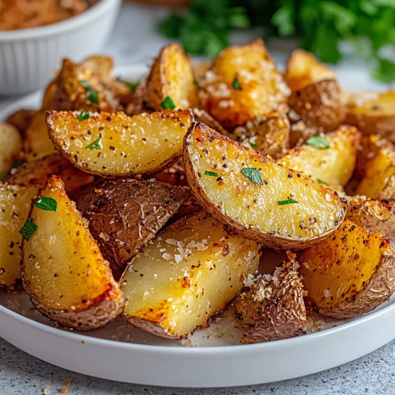 Air Fryer Crispy Garlic Parmesan Potato Wedges 30 Minutes Awesome Delicious