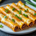 Air Fryer Loaded Cheeseburger Taquitos 30 Minutes Amazing