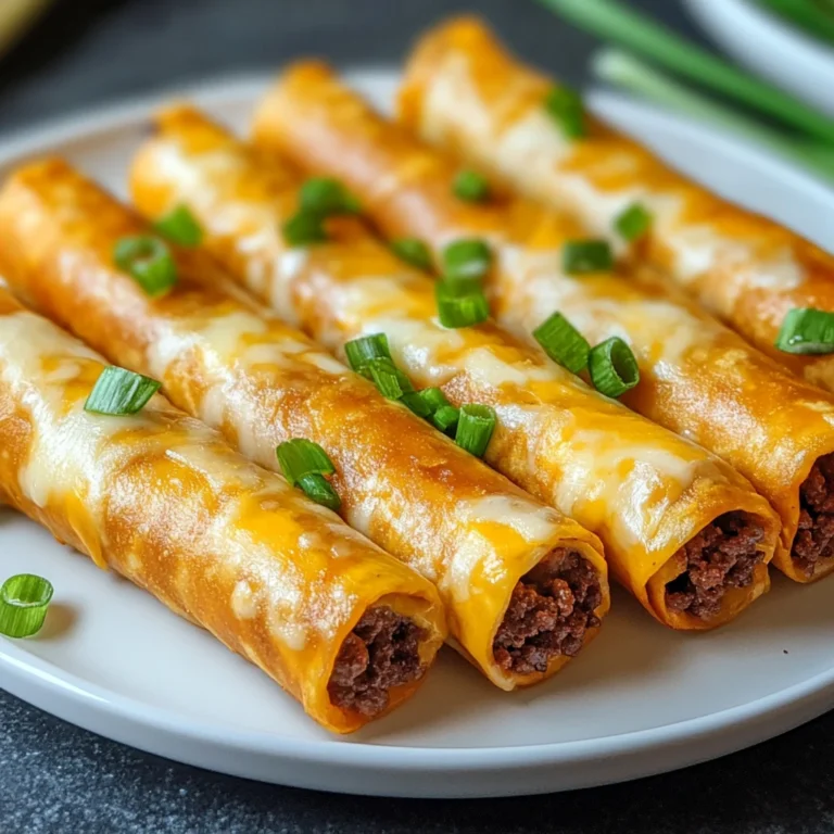 Air Fryer Loaded Cheeseburger Taquitos 30 Minutes Amazing