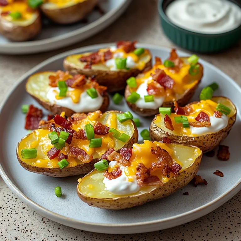 Air Fryer Loaded Potato Skins 8 Ingredients Perfectly Delicious