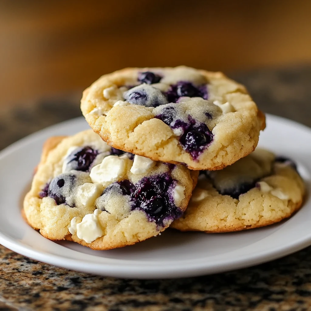Blueberry Cheesecake Cookies 30 Minutes Perfectly Delicious