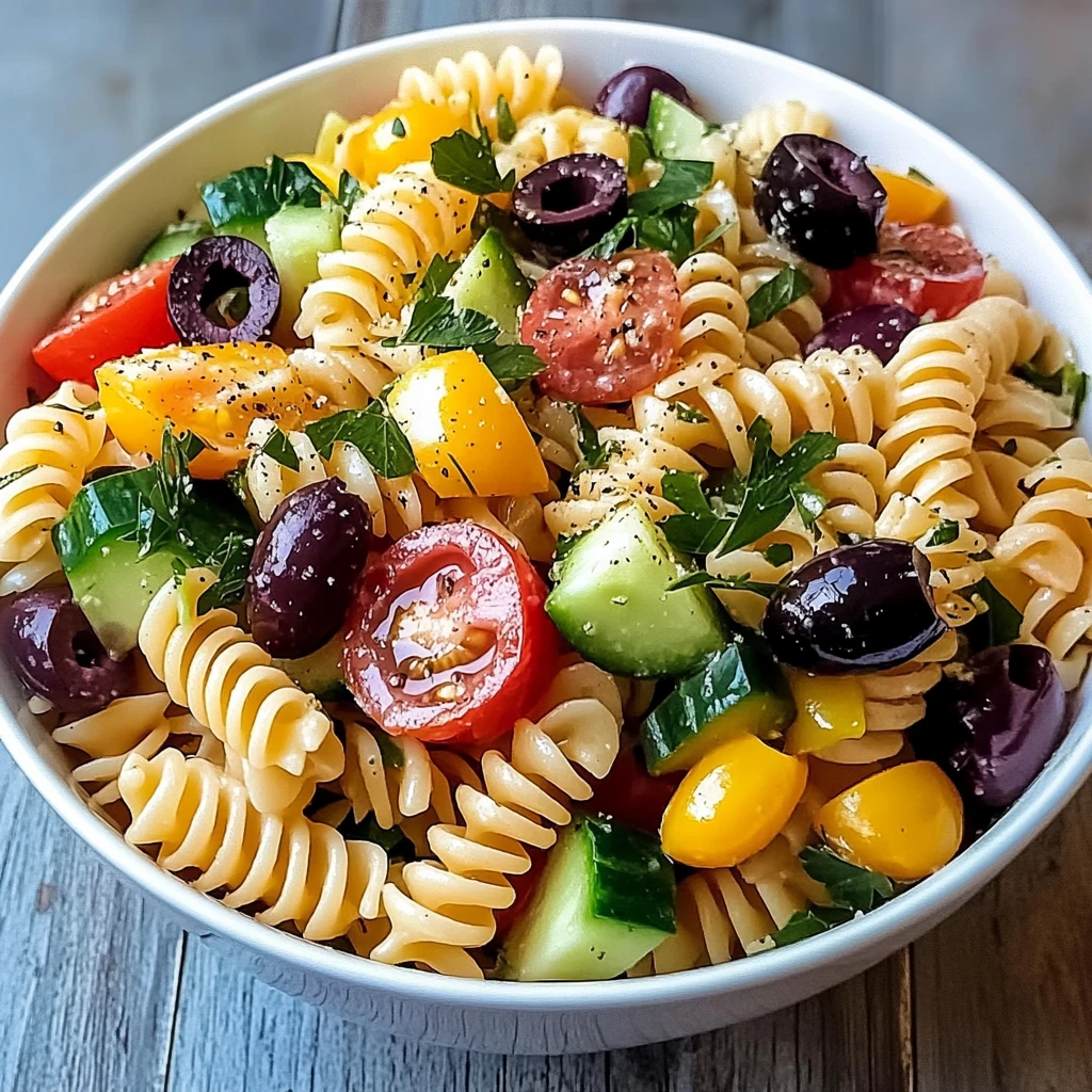 California Pasta Salad 7 Ingredients Easy Delicious