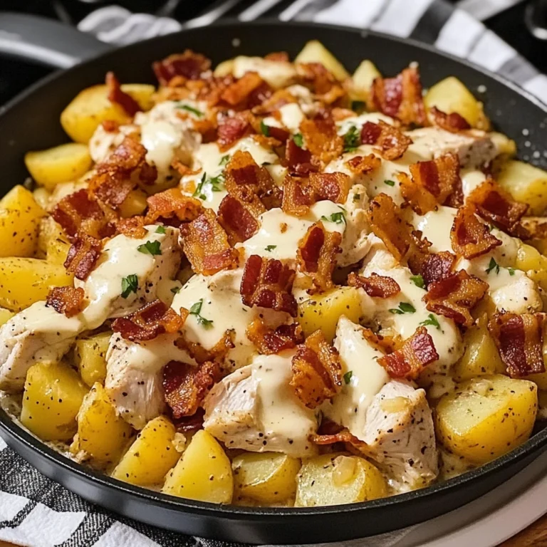 Chicken Bacon Ranch Potato Skillet 30 Minutes Easy Delicious