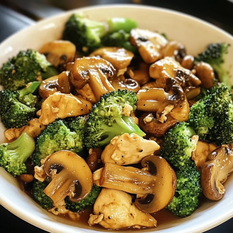Chicken Broccoli Mushroom Stir Fry 30 Minutes Awesome Delicious