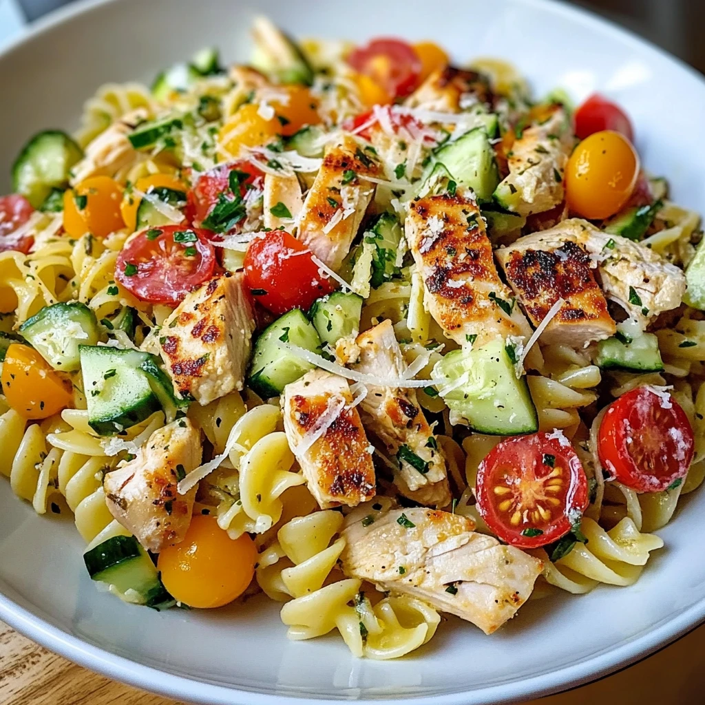 Chicken Pasta Salad 6 Ingredients Perfectly Delicious