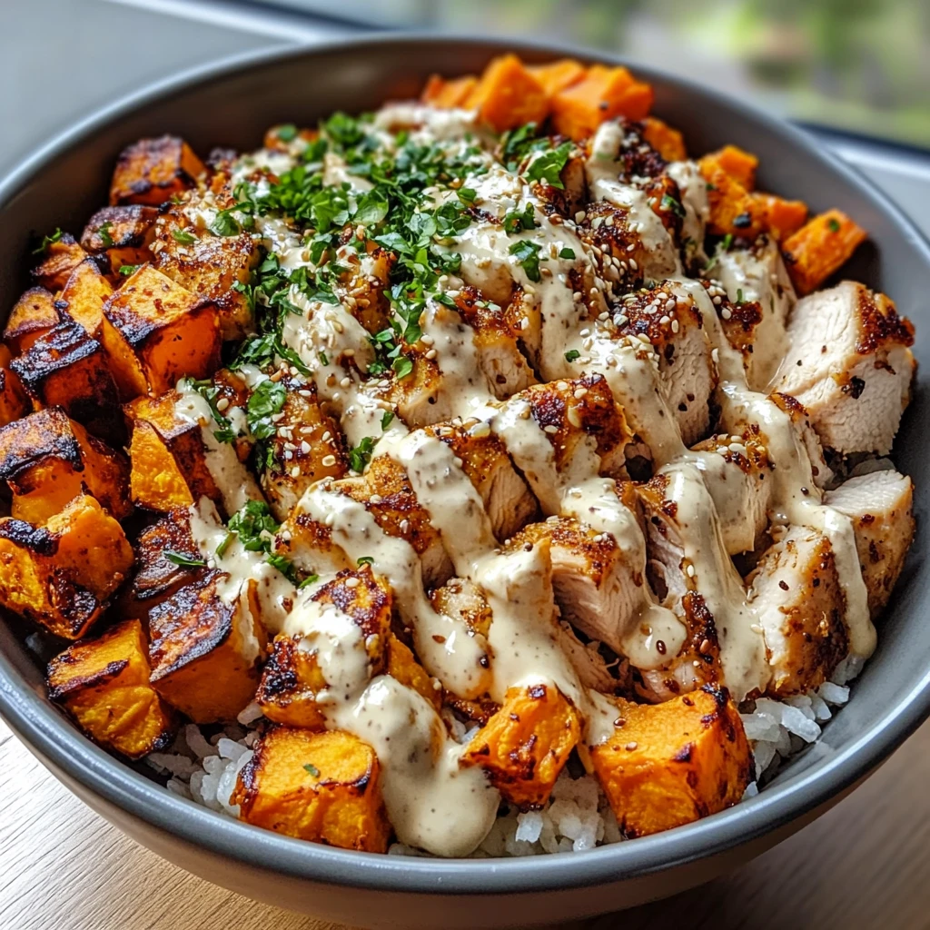 Chicken Sweet Potato Bowl 30 Minutes Easy Delicious