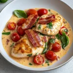 Creamy Bacon Tomato Chicken Skillet 30 Minutes Easy Delicious