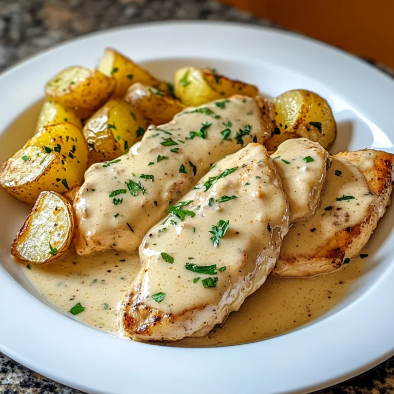 Creamy Garlic Parmesan Chicken and Potato Skillet 30 Minutes Easy Delicious