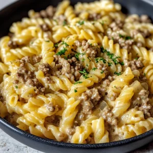 Creamy Ground Beef Pasta 30 Minutes Easy Delicious