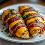 Crispy Bacon-Wrapped Cheddar Chicken Tenders 30 Minutes Awesome Delicious