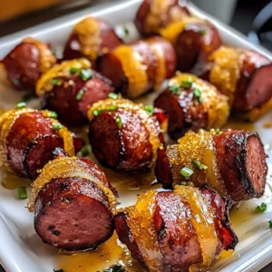 Crispy Bacon Wrapped Kielbasa Bites 40 Minutes Awesome Delicious