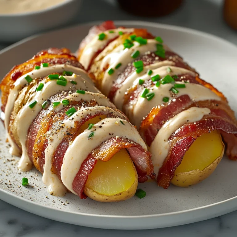 Crispy Bacon-Wrapped Potato Wedges 30 Minutes Perfect Delicious