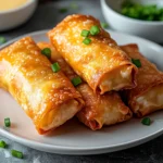 Crispy Garlic Parmesan Chicken Egg Rolls 12 Ingredients Easy Delicious