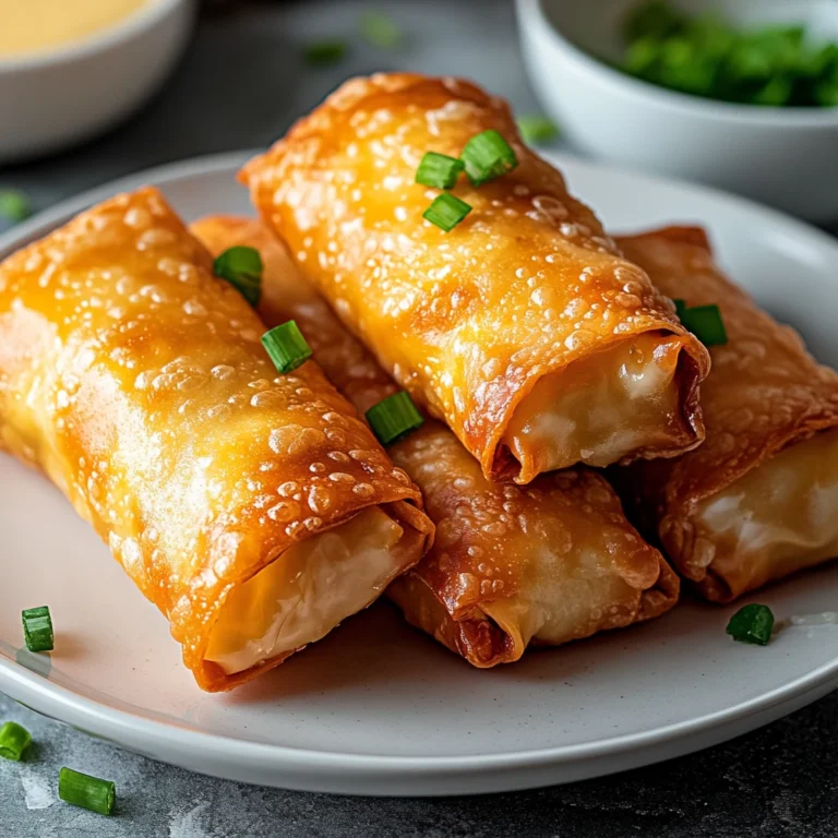 Crispy Garlic Parmesan Chicken Egg Rolls 12 Ingredients Easy Delicious