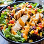 Fiesta Ranch Salad with Salsa Verde Chicken: 3 Steps to Amazing