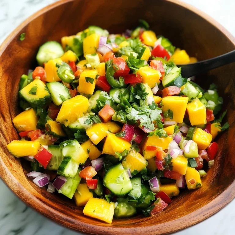 Fresh Mango Salad 5 Steps Ultimate Delicious