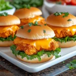 Game Day Crispy Buffalo Chicken Sliders 4 Servings Awesome Delicious