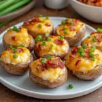 Game Day Loaded Bacon Queso Potato Bites 30 Minutes Awesome Delicious