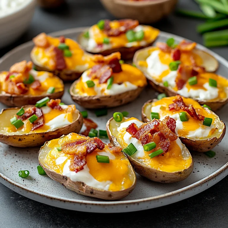 Game Day Loaded Queso Potato Skins 5 Steps Ultimate Delicious