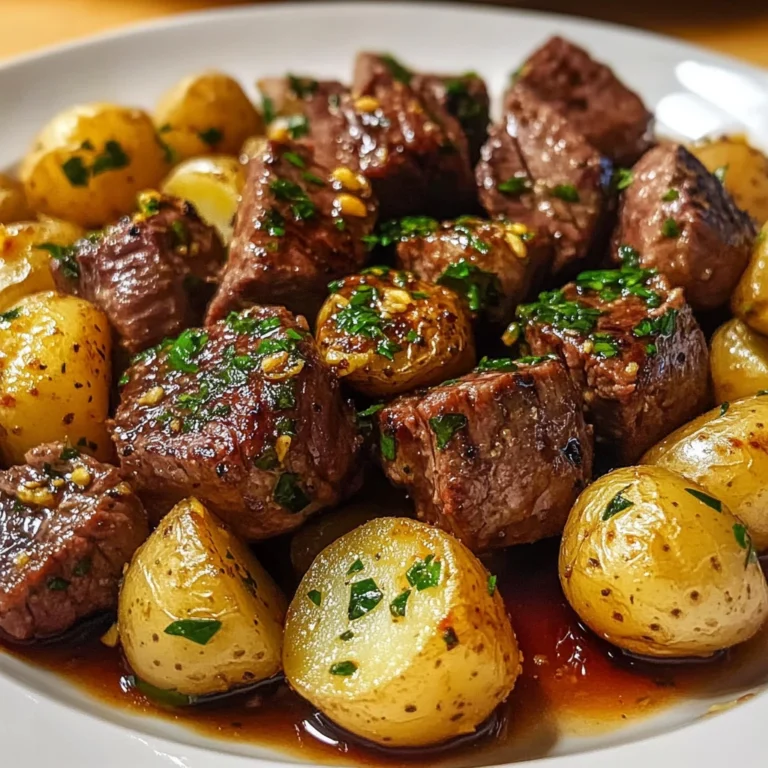 Garlic Steak Bites and Potatoes: 7 Ingredients, Ultimate, Delicious