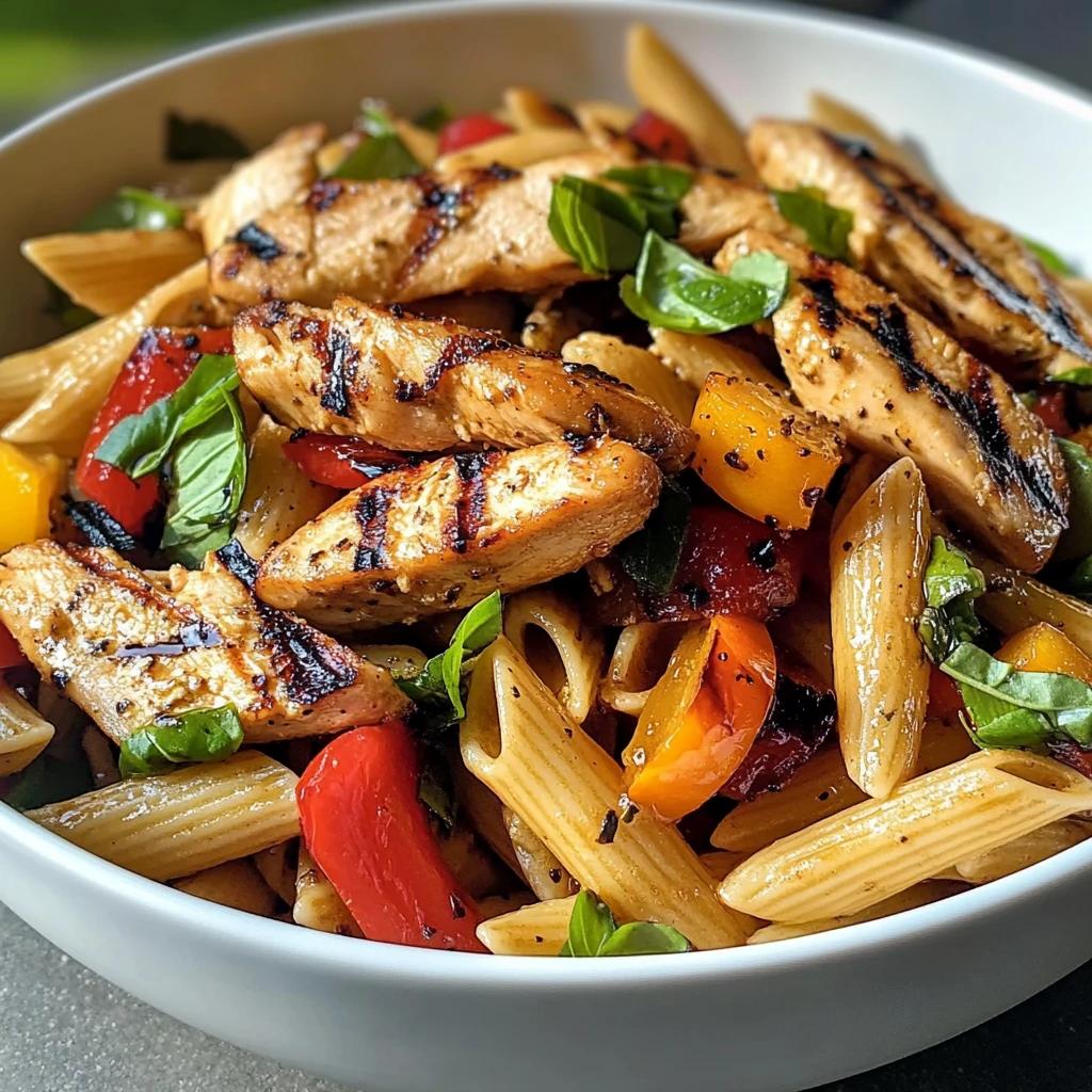 Grilled Chicken Pasta Salad 4 Servings Ultimate Delicious