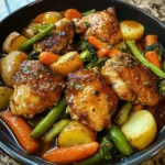 Honey Garlic Chicken with Vegetables 4 Servings Amazing