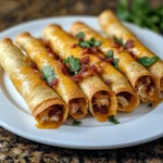 Loaded Bacon Cheddar Chicken Flautas 30 Minutes Ultimate Delicious