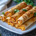 Loaded Bacon Cheddar Chicken Taquitos 20 Minutes Ultimate Delicious