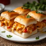 Loaded Cheesy Chicken Fajita Sliders 30 Minutes Awesome Delicious