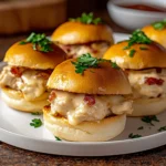 Loaded Garlic Butter Chicken Bacon Sliders 30 Minutes Easy Delicious