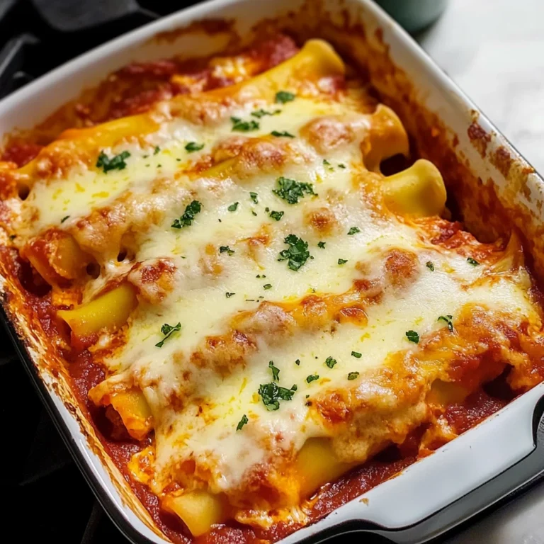 Manicotti 4 Servings Perfectly Delicious