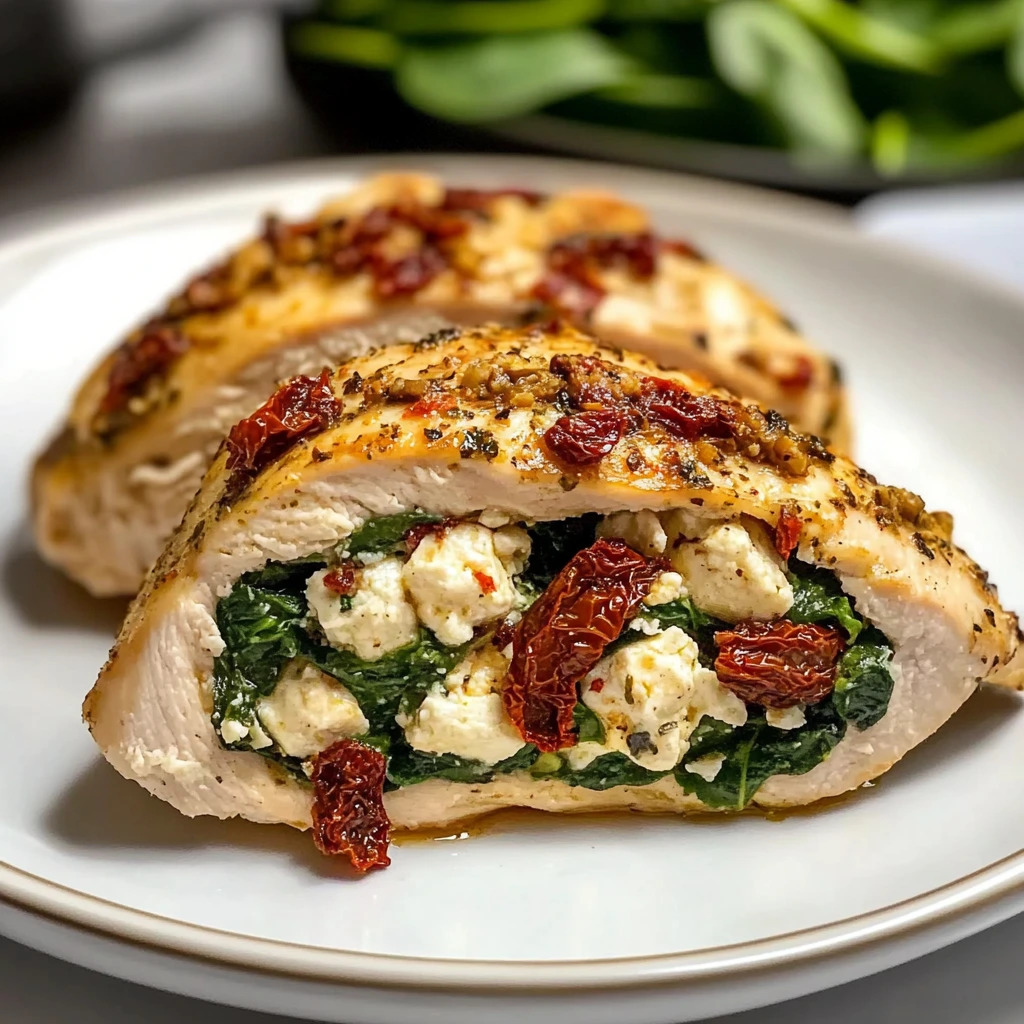 Mediterranean Stuffed Chicken Breast 4 Servings Ultimate Delicious