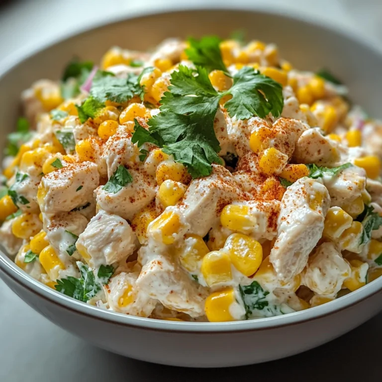 Mexican Street Corn Chicken Salad 4 Servings Outstanding Delicious